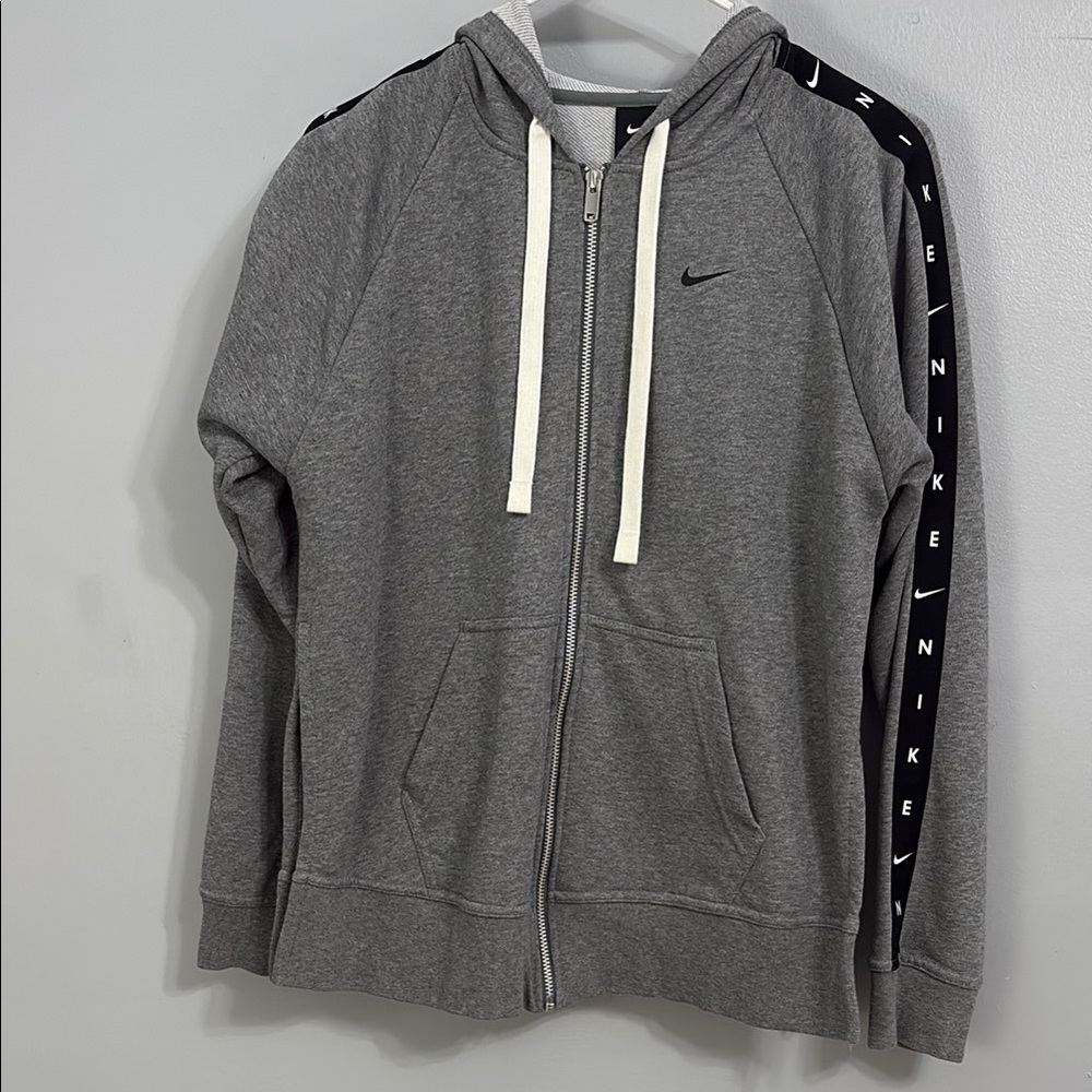 Nike Gray Zip-Up Hoodie